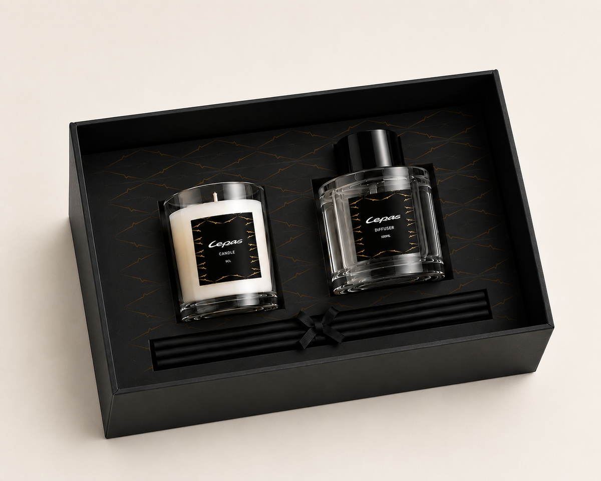 LEPAS Candle and Diffuser Gift Set