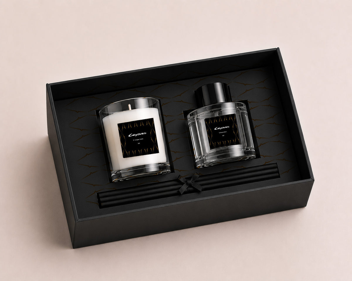 LEPAS Candle and Diffuser Gift Set